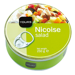 Pique Nique Salads  1/3 steel  bowl