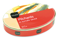 Pilchards Sardines 1/2 Ovale